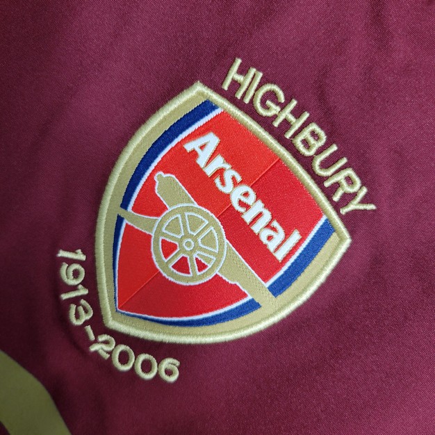 2005/2006 Retro Long Sleeve Arsenal Home Football Shirt 1:1 Thai Quality - tingfengxie
