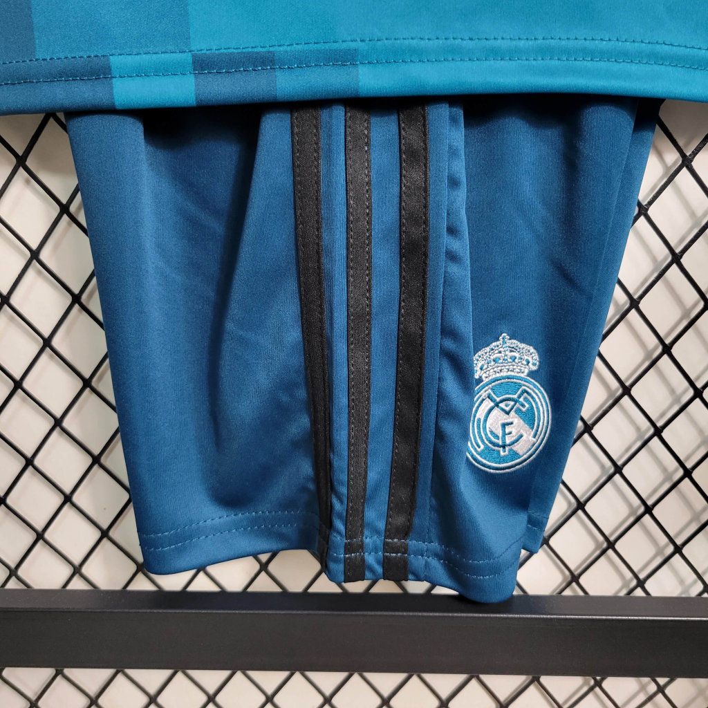 2017/2018 Retro Kids Size Real Madrid Third Away Football Shirt - tingfengxie