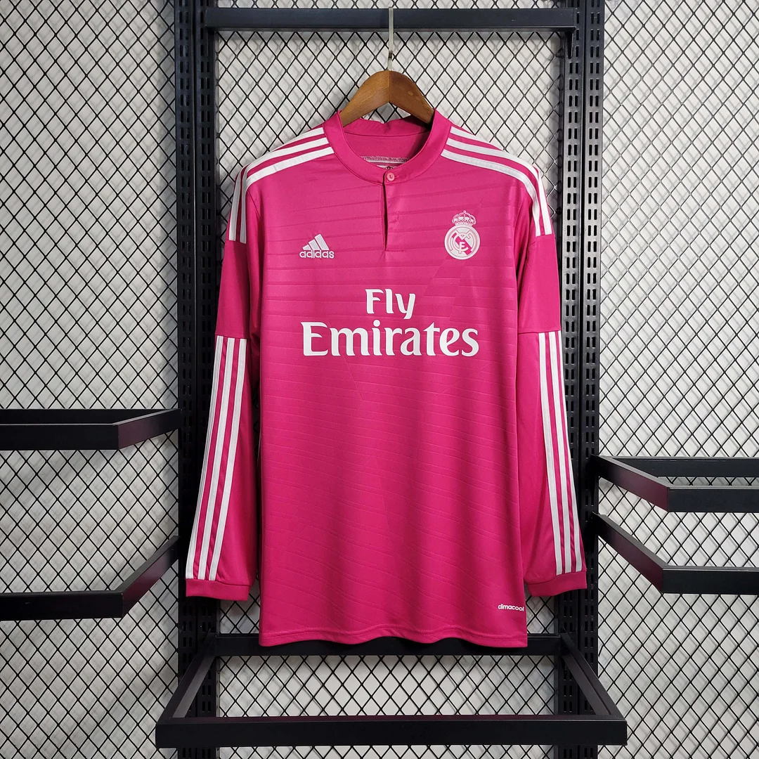 2014-2015 Retro Long Sleeve Real Madrid Away Football Shirt 1:1 Thai Quality - tingfengxie