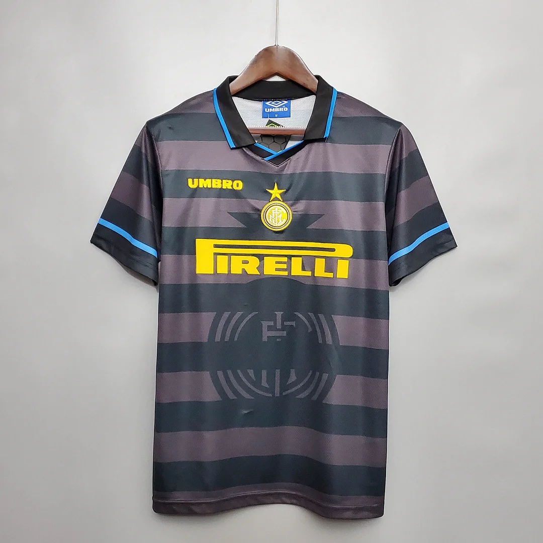 1997/1998 Retro Internazionale Milan Third Away Football Jersey 1:1 Thai Quality - tingfengxie
