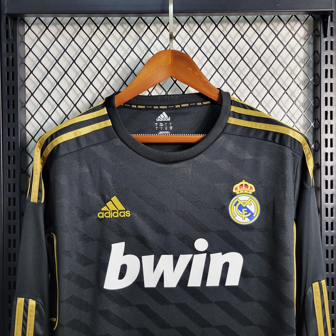 2011-2012 Retro Long Sleeve Real Madrid Away Football Shirt 1:1 Thai Quality - tingfengxie