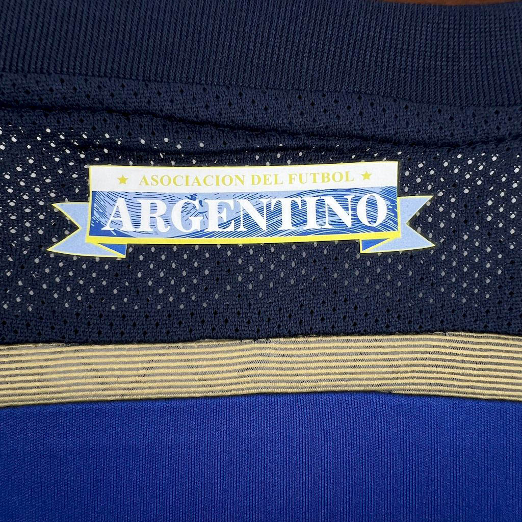 2014 Retro Long Sleeve Argentina Away Football Shirt 1:1 Thai Quality - tingfengxie