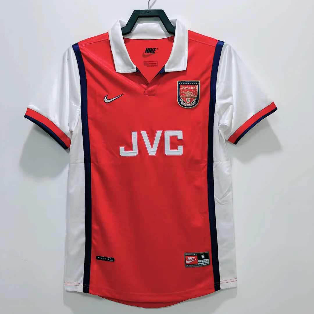 1998/1999 Retro Arsenal Home Football Shirt 1:1 Thai Quality - tingfengxie