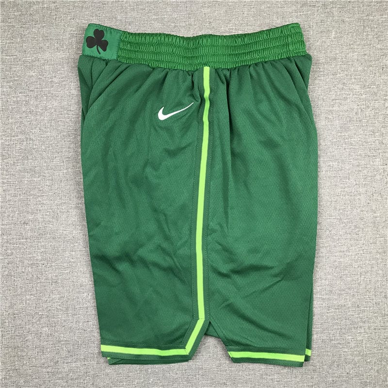 Men's Boston Celtics Green Basketball Retro Shorts - tingfengxie