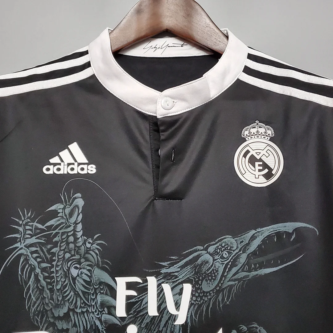 2014-2015 Retro Long Sleeve Real Madrid Third Away Football Shirt 1:1 Thai Quality - tingfengxie