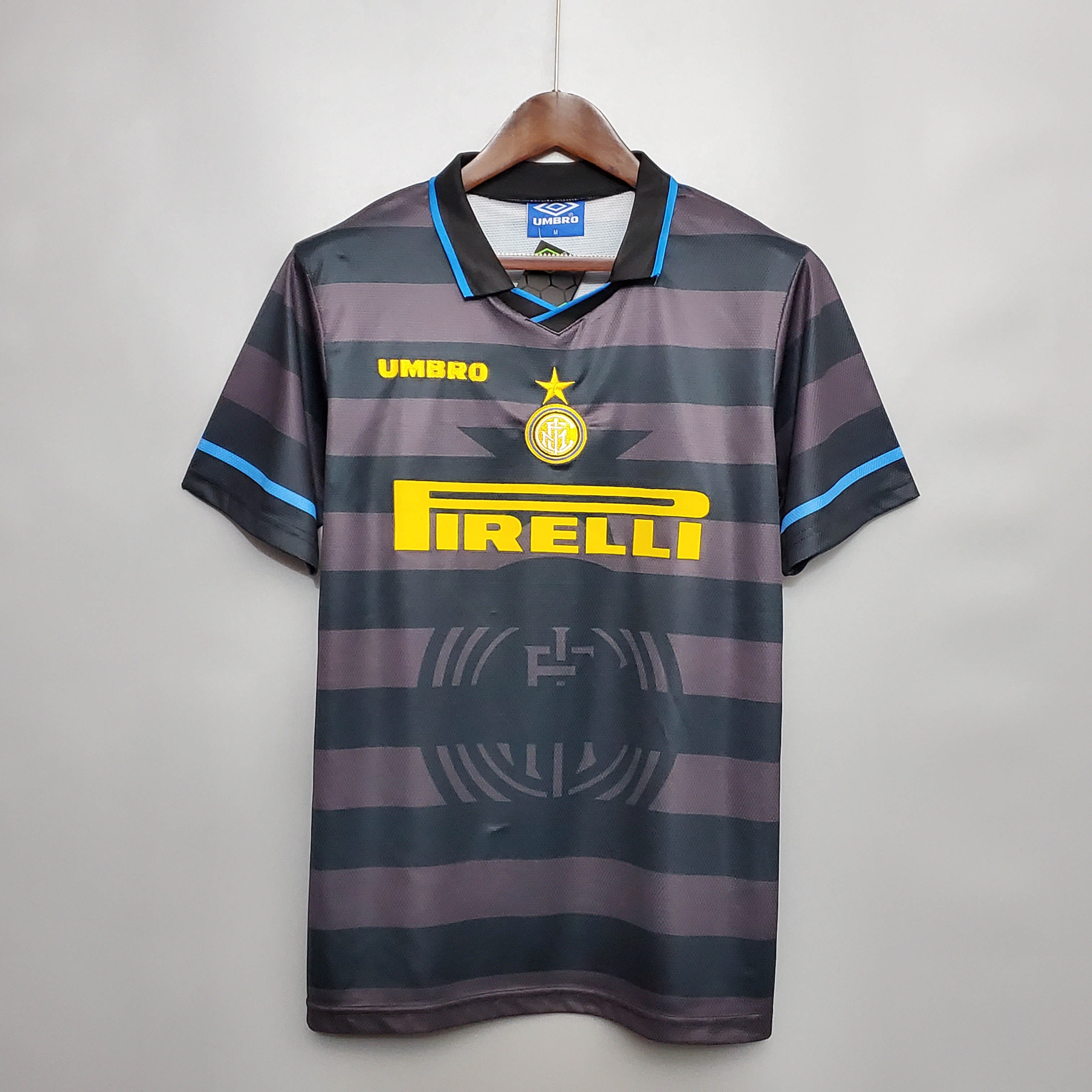 1997/1998 Retro Internazionale Milan Away Football Jersey 1:1 Thai Quality - tingfengxie