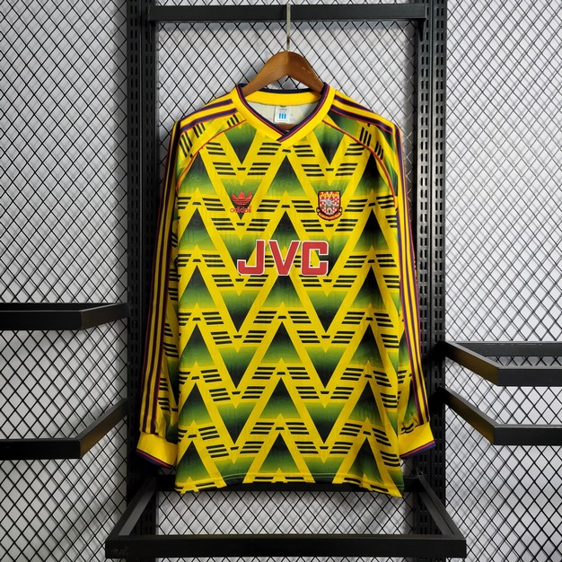 1991/1993 Retro Long Sleeve Arsenal Away Football Shirt 1:1 Thai Quality - tingfengxie