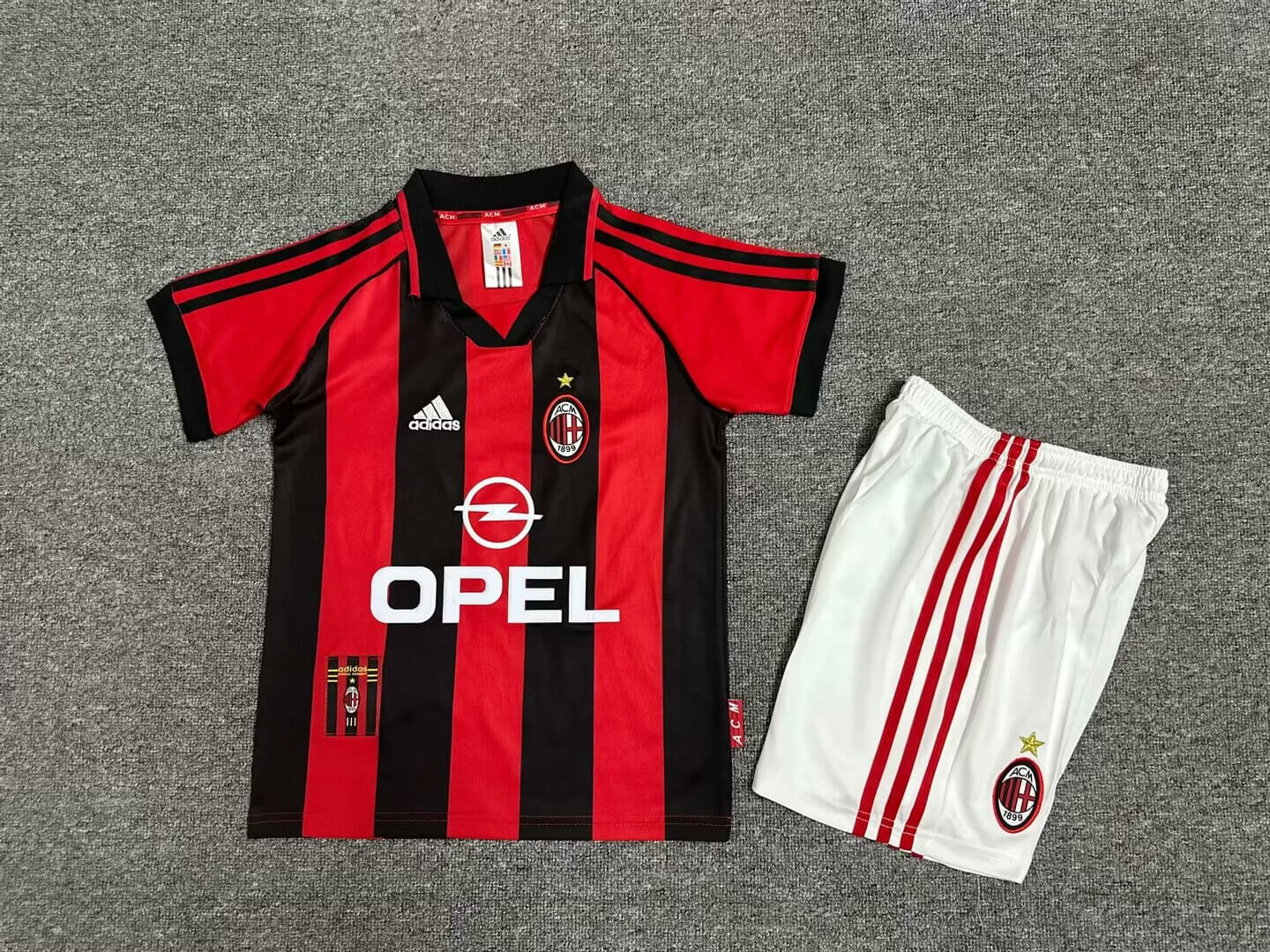 1998/1999 Retro Kids Size AC Milan Home Soccer Jersey 1:1 Thai Quality - tingfengxie
