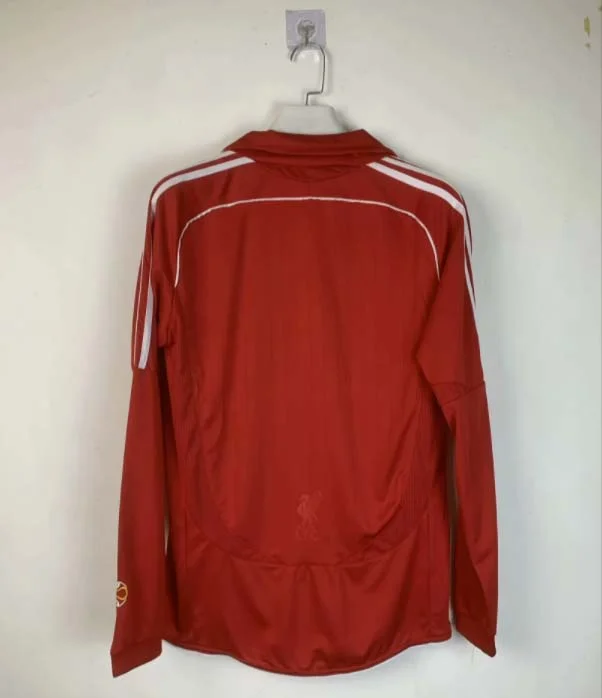 2006/2007 Retro Long Sleeve Liverpool Home Football Shirt 1:1 Thai Quality - tingfengxie