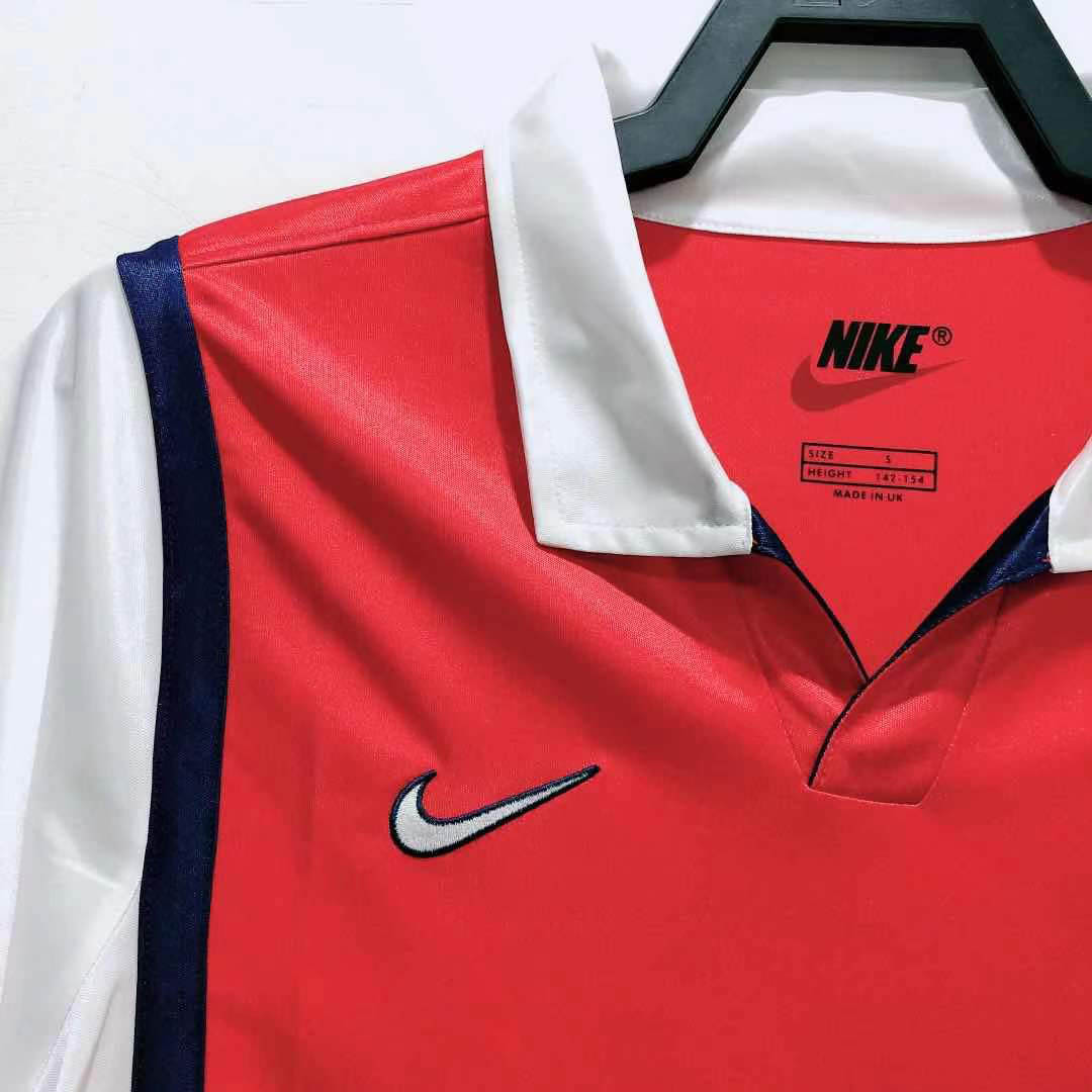 1998/1999 Retro Arsenal Home Football Shirt 1:1 Thai Quality - tingfengxie