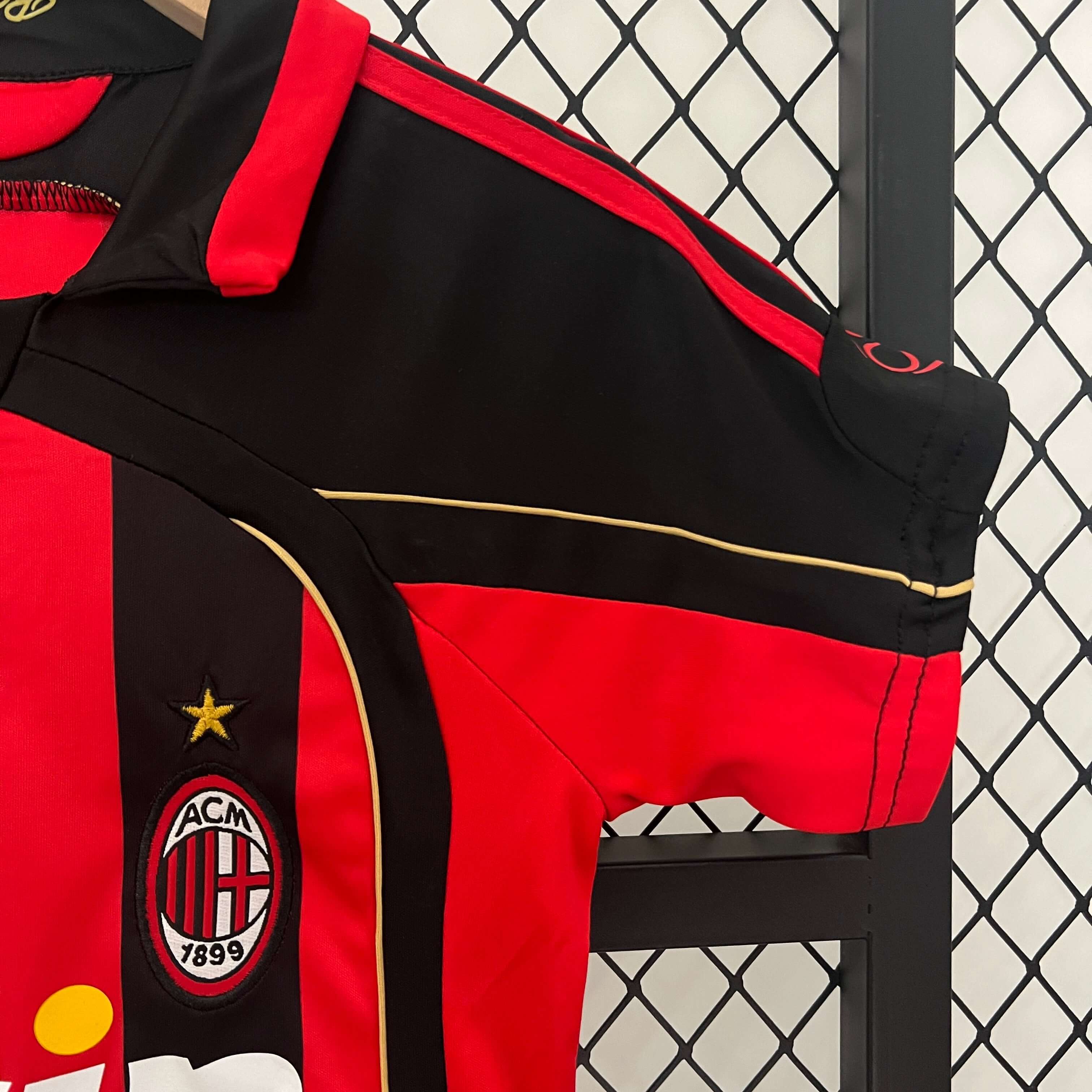 2006/2007 Retro Kids Size AC Milan Home Soccer Jersey 1:1 Thai Quality - tingfengxie