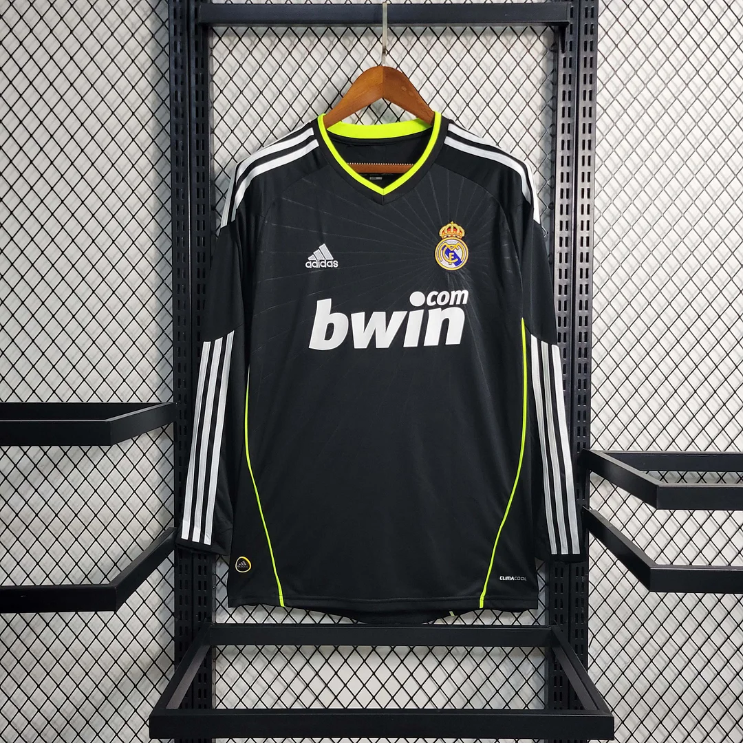 2010-2011 Retro Long Sleeve Real Madrid Away Football Shirt 1:1 Thai Quality - tingfengxie
