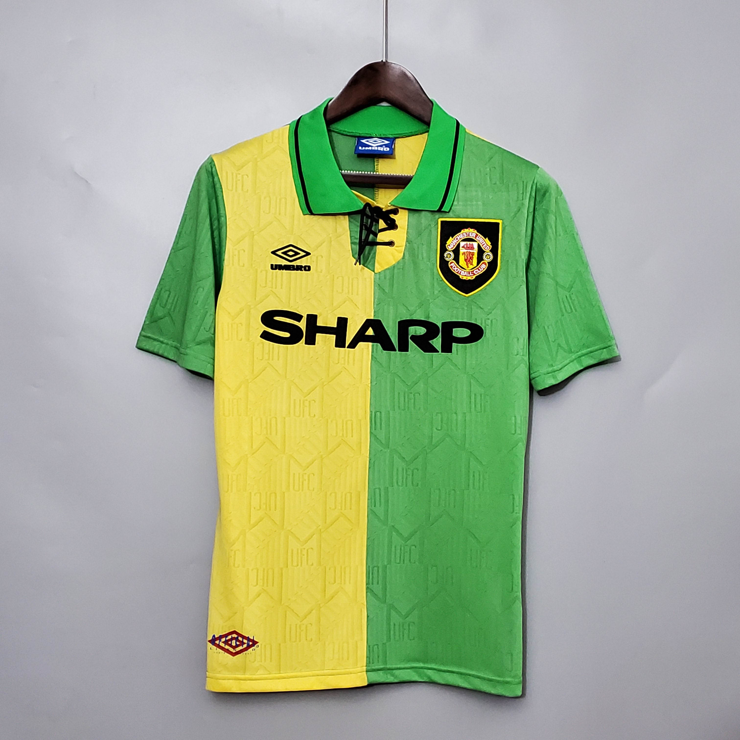 1992/1994 Retro Manchester United Third Away Football Shirt 1:1 Thai Quality - tingfengxie