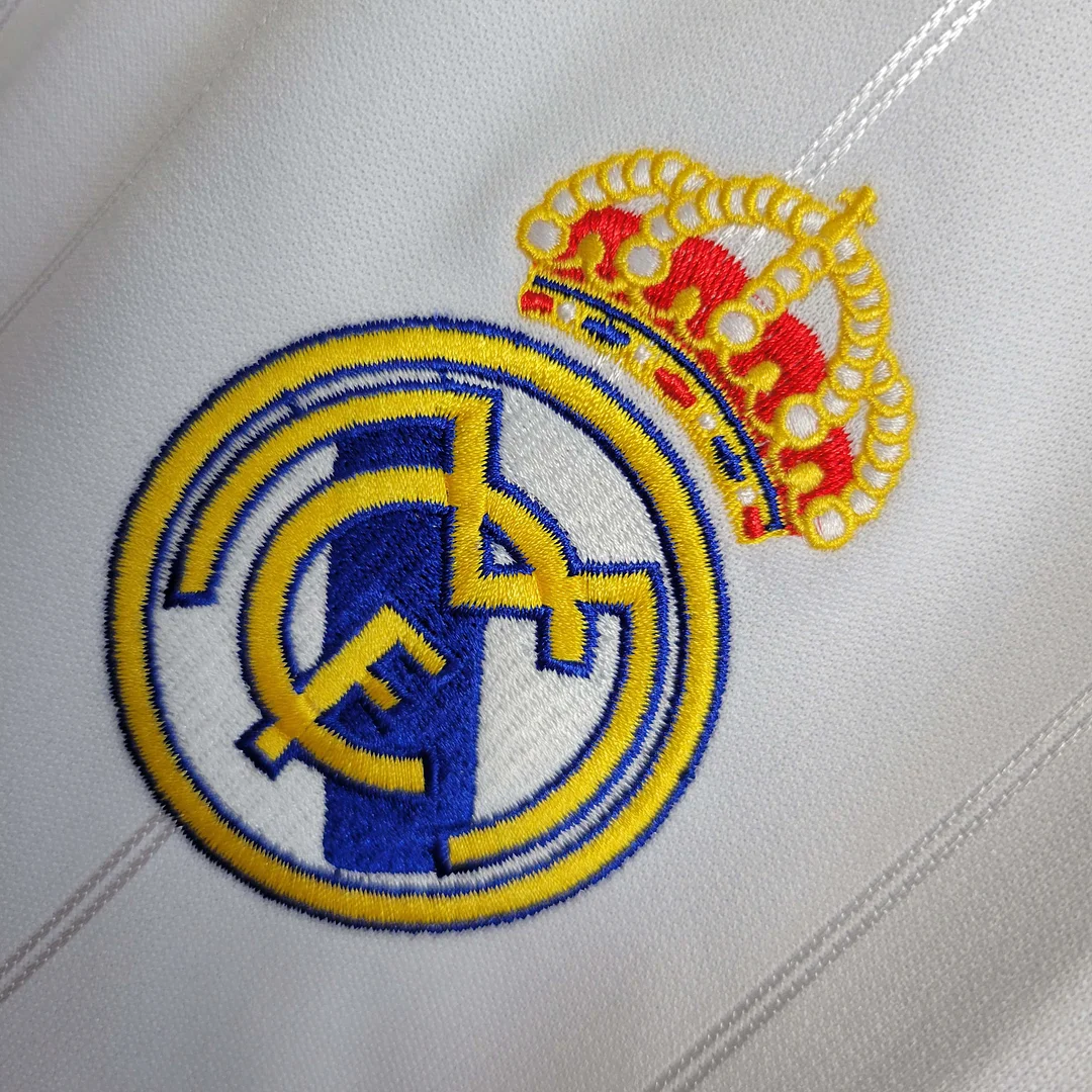 2012-2013 Retro Long Sleeve Real Madrid Home Football Shirt 1:1 Thai Quality - tingfengxie