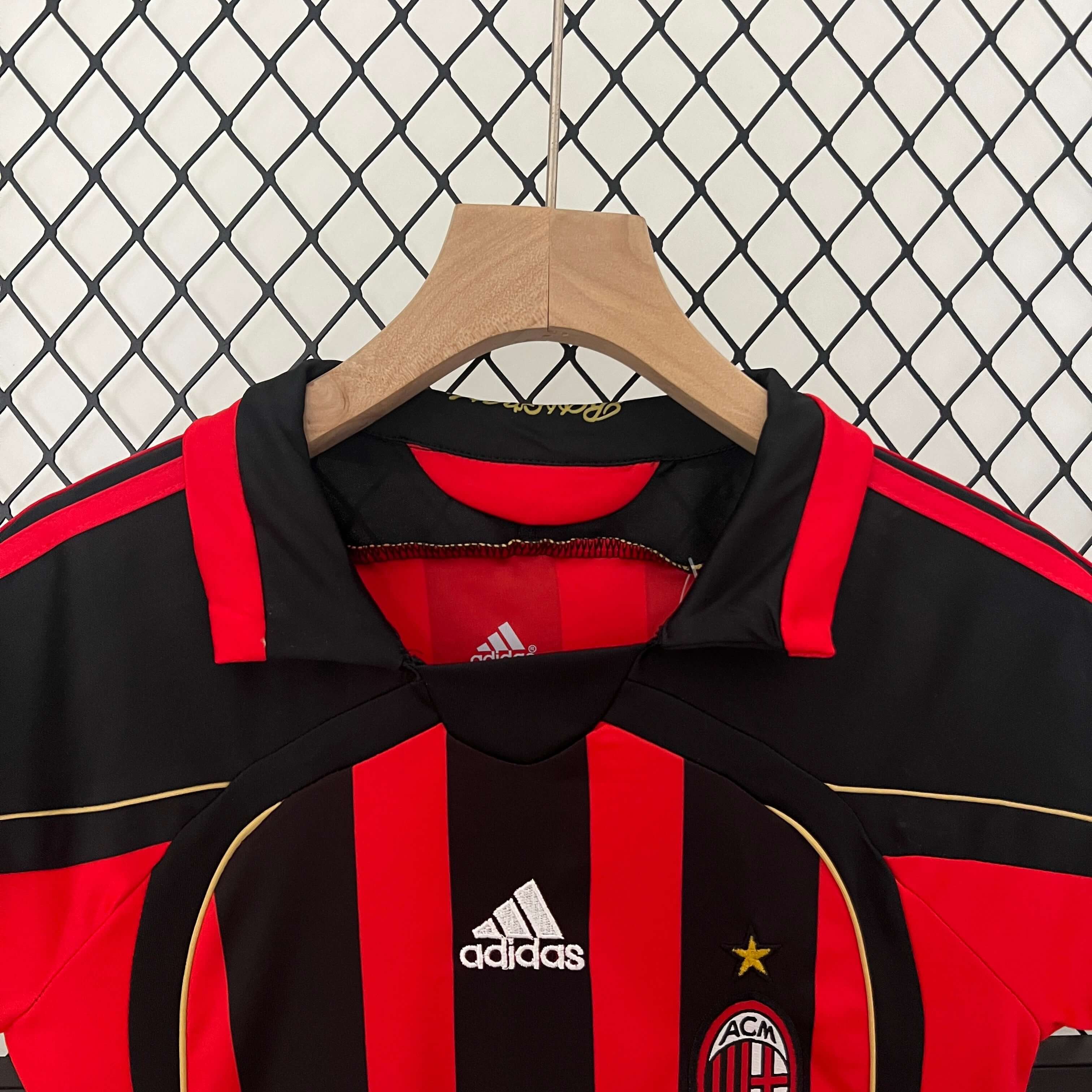 2006/2007 Retro Kids Size AC Milan Home Soccer Jersey 1:1 Thai Quality - tingfengxie