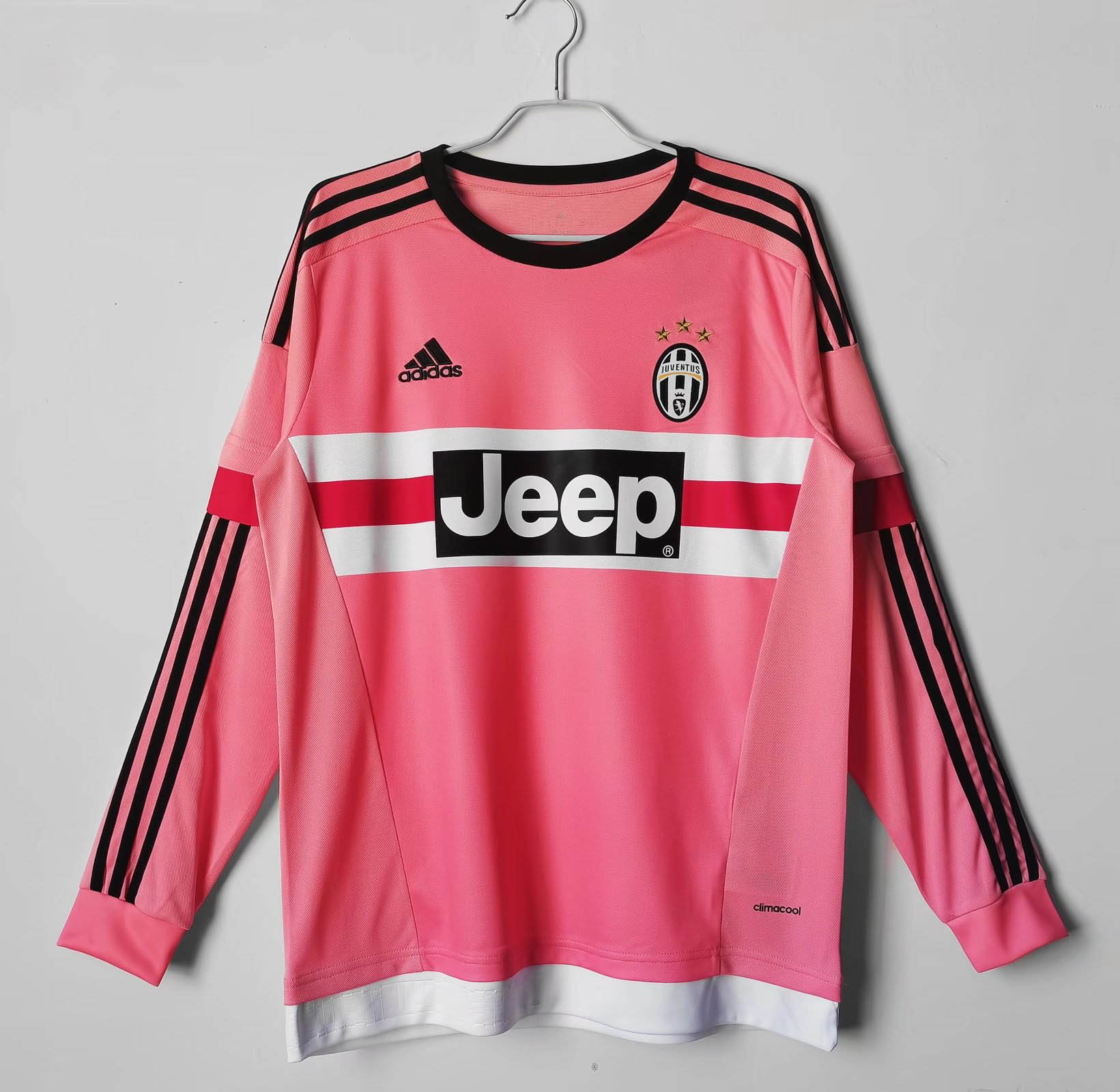 2015/2016 Retro Long Sleeve Juventus Away Soccer Jersey 1:1 Thai Quality - tingfengxie