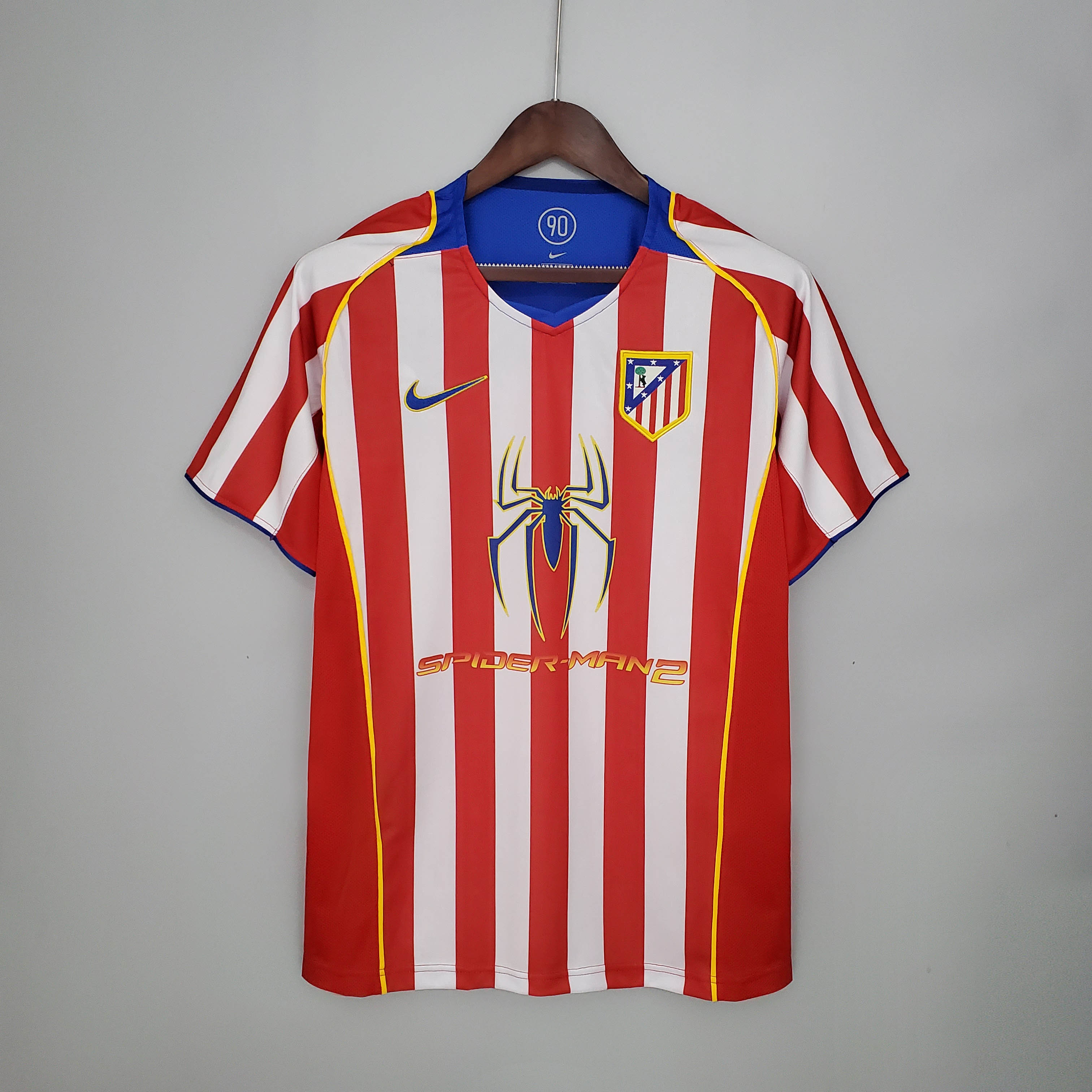 2004/2005 Retro Atletico Madrid Home Soccer Jersey 1:1 Thai Quality - tingfengxie
