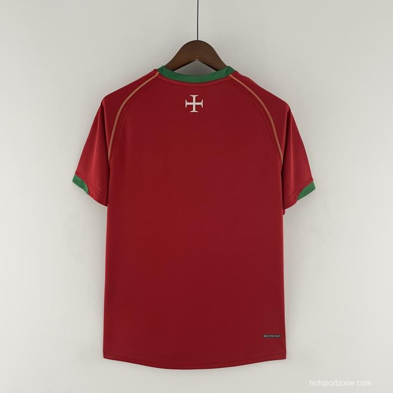2006 Retro Portugal Home Football Shirt - tingfengxie