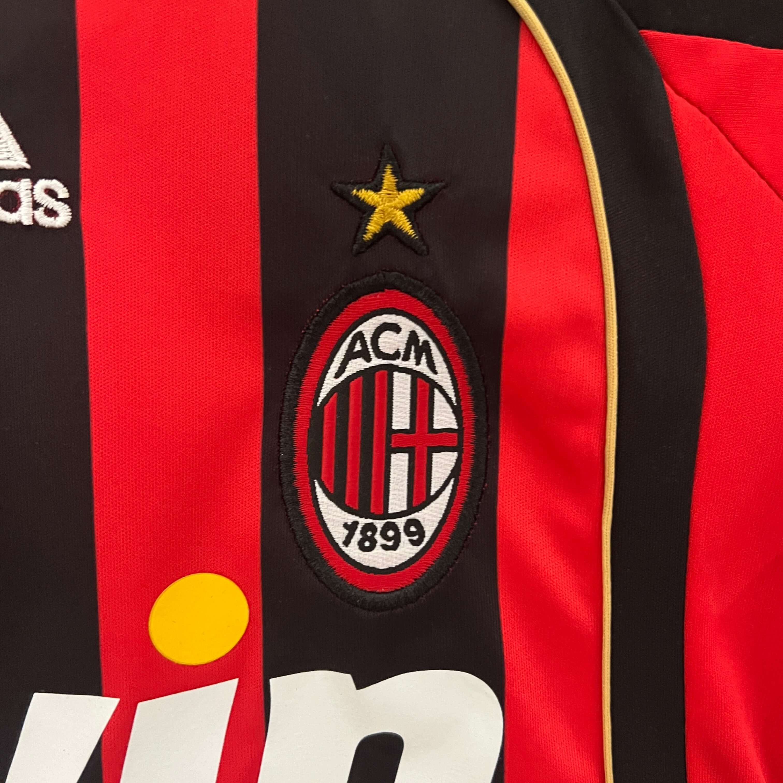 2006/2007 Retro Kids Size AC Milan Home Soccer Jersey 1:1 Thai Quality - tingfengxie
