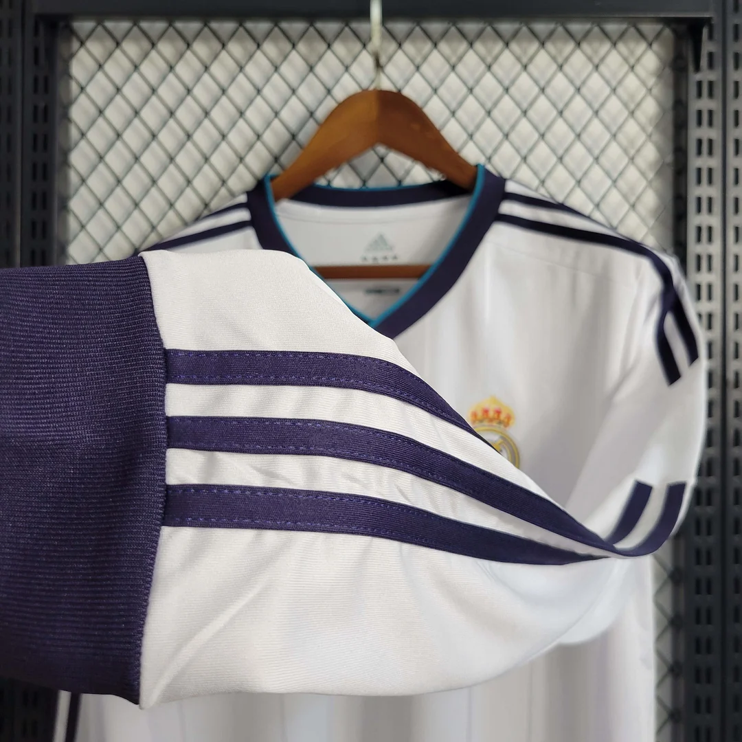 2012-2013 Retro Long Sleeve Real Madrid Home Football Shirt 1:1 Thai Quality - tingfengxie