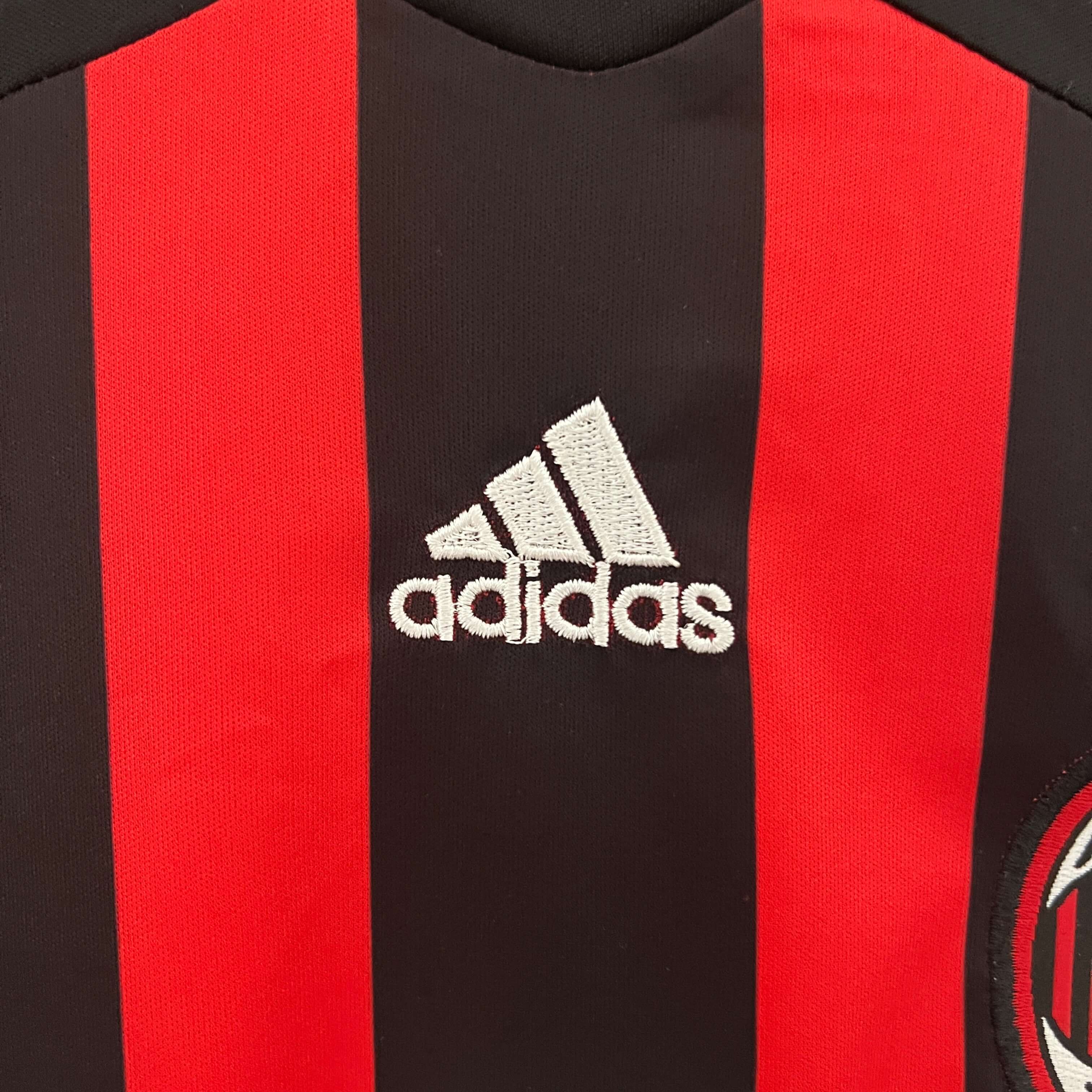 2006/2007 Retro Kids Size AC Milan Home Soccer Jersey 1:1 Thai Quality - tingfengxie