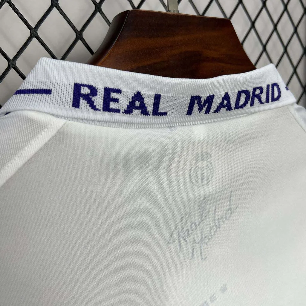 1994-1996 Retro Long Sleeve Real Madrid Home Football Shirt 1:1 Thai Quality - tingfengxie