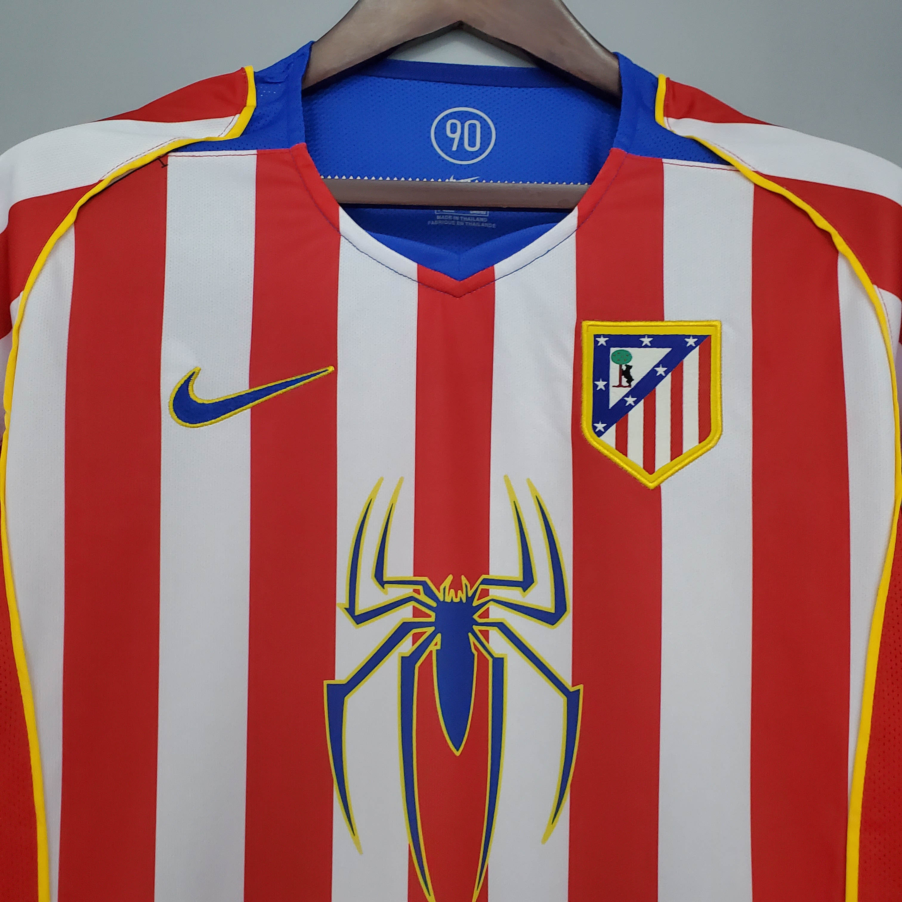 2004/2005 Retro Atletico Madrid Home Soccer Jersey 1:1 Thai Quality - tingfengxie