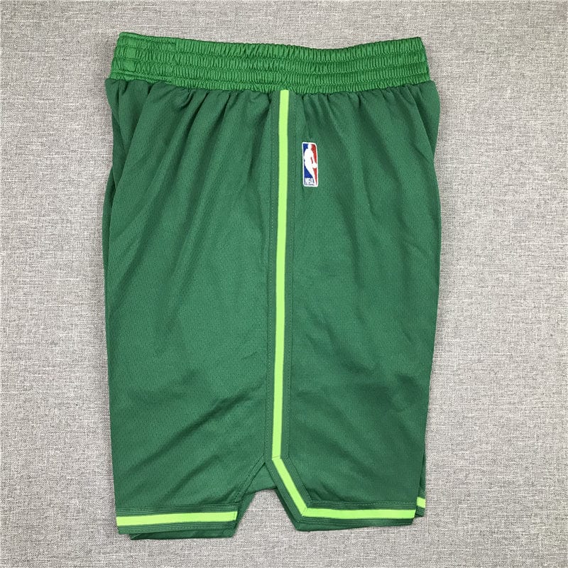 Men's Boston Celtics Green Basketball Retro Shorts - tingfengxie