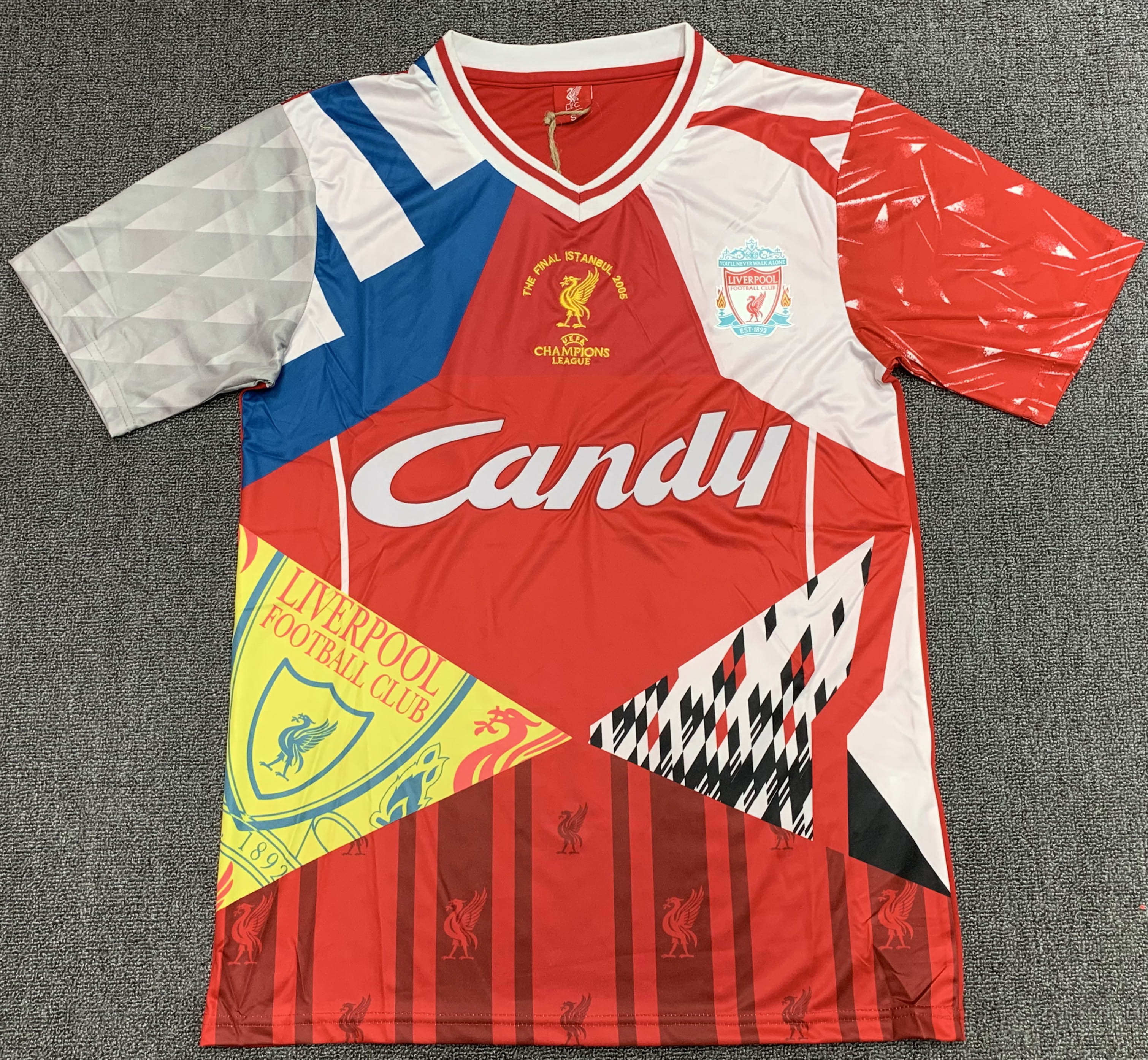Retro Liverpool Hybrid Commemorative Edition Football Shirt 1:1 Thai Quality - tingfengxie