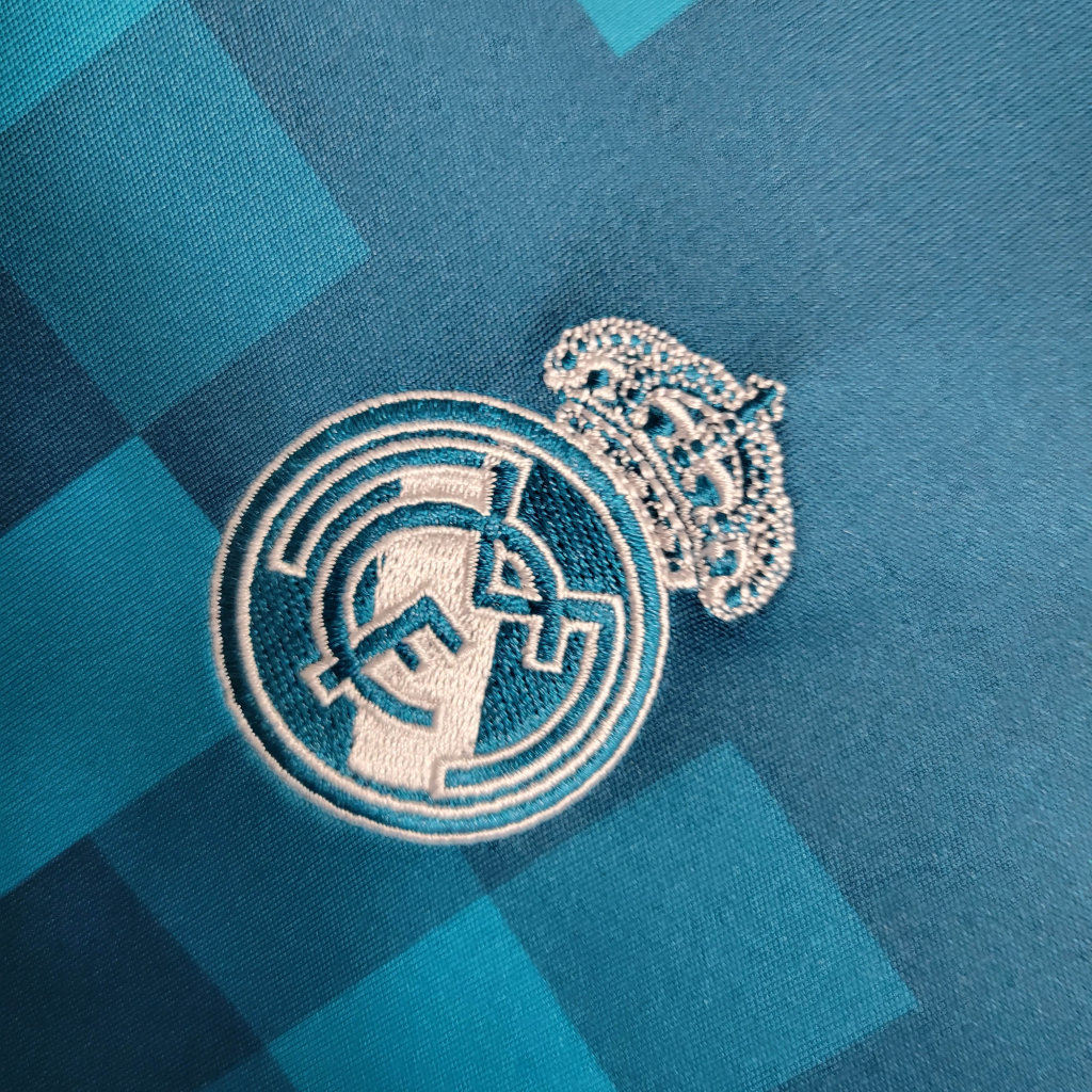 2017/2018 Retro Kids Size Real Madrid Third Away Football Shirt - tingfengxie