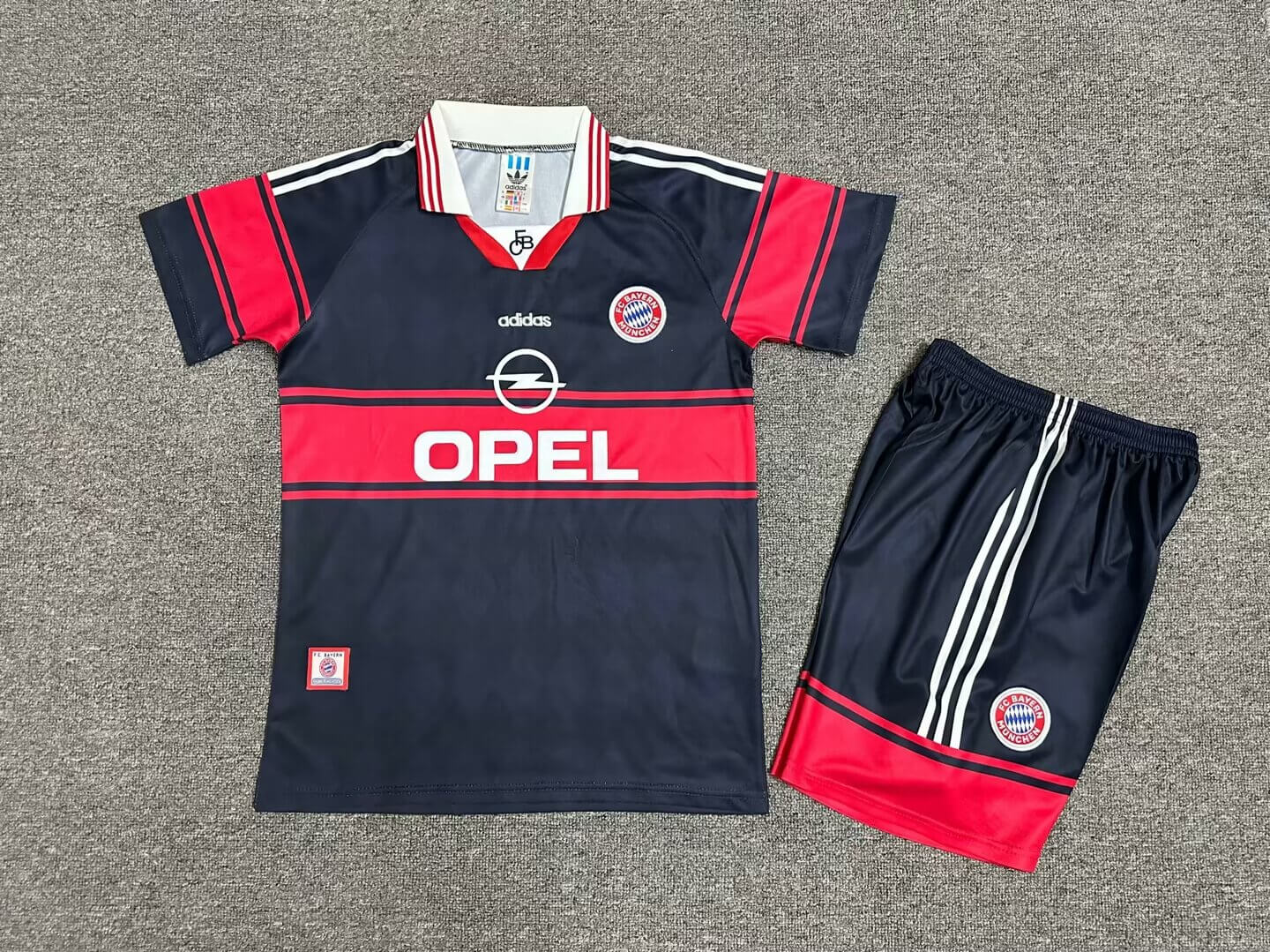 1997/1999 Retro Kids Size Bayern Munich Home Football Jersey 1:1 Thai Quality - tingfengxie