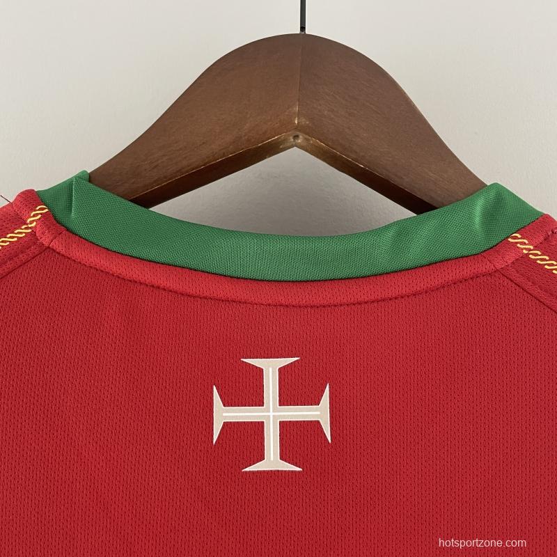2006 Retro Portugal Home Football Shirt - tingfengxie