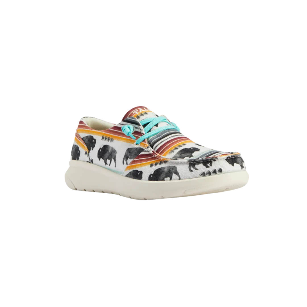 Arithtat Women's Hilo Buffalo Print Slip On Shoes