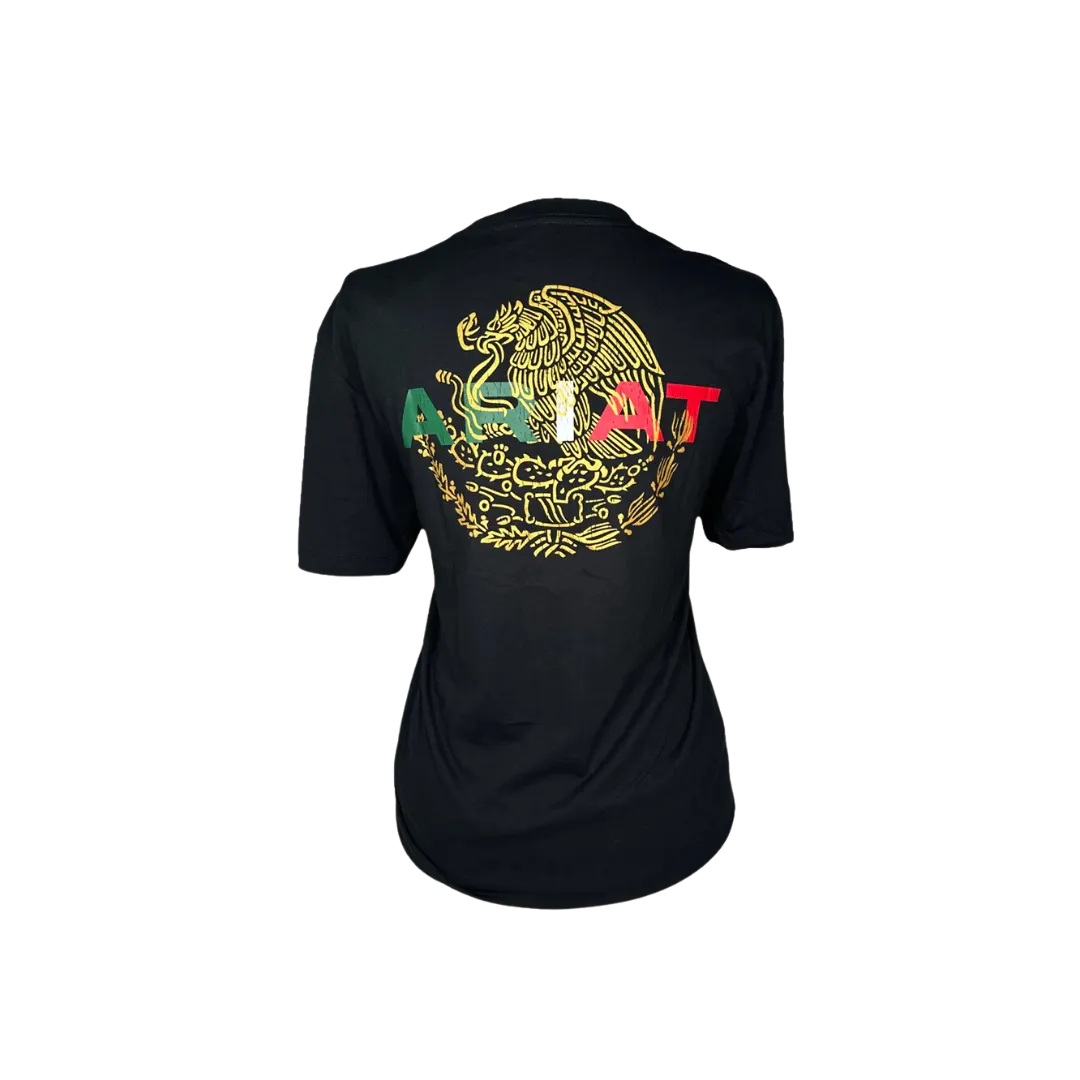 Arithtat Men's Michoacan Iesmu Short Sleeve Black T-Shirt