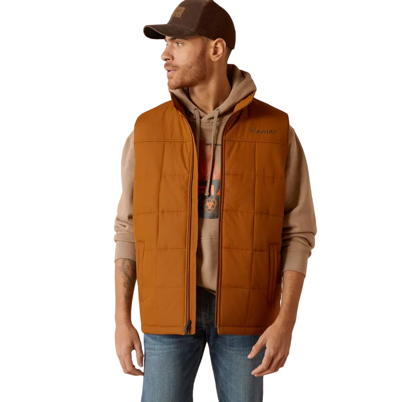 Arithtat Men's Crius Chestnut Insulated Vest