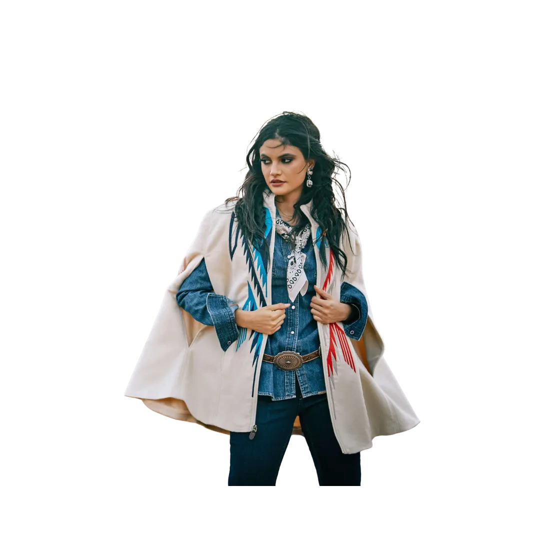 Arithtat Women's Cape Chimayo Buttercream Coat