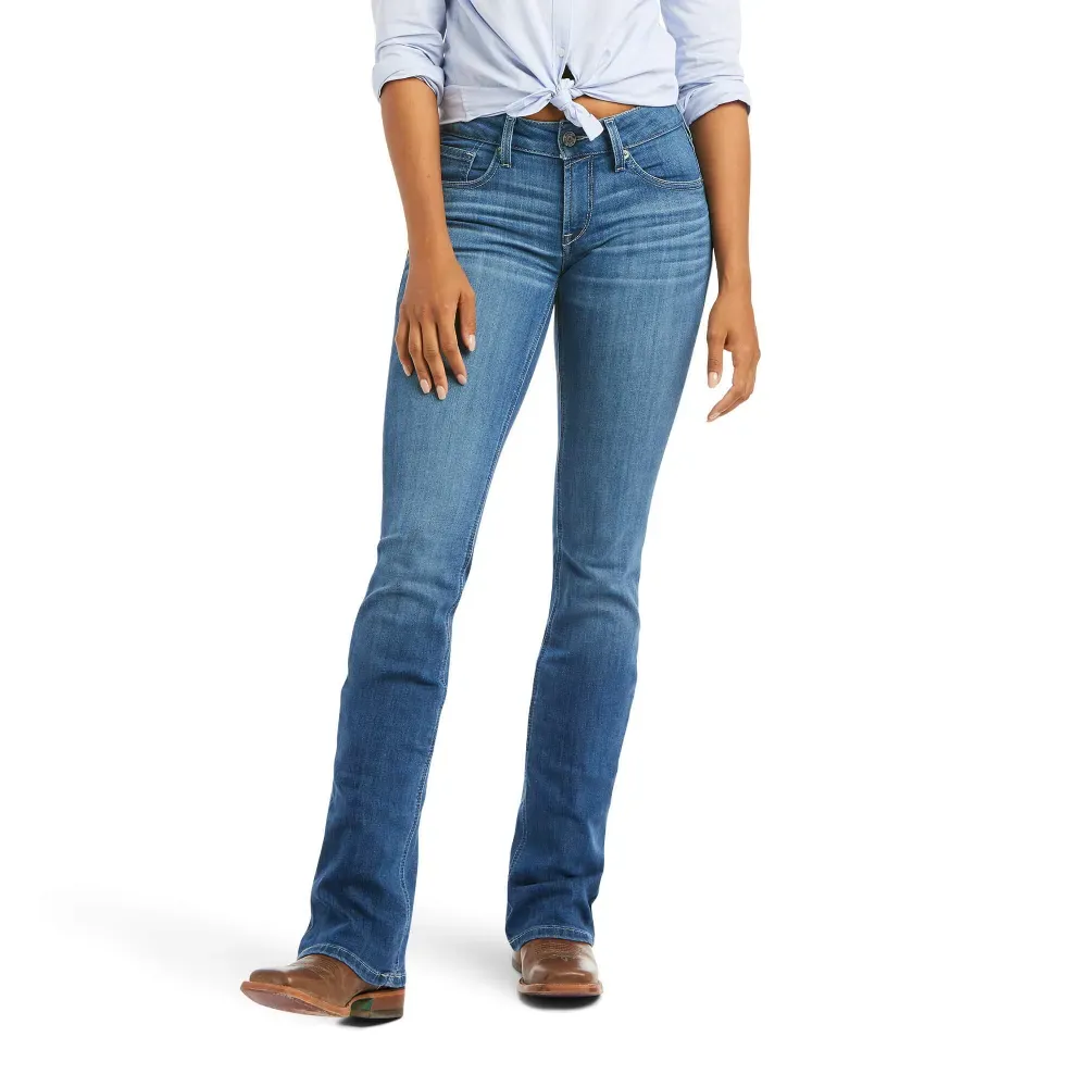 arthtiat Womens R.E.A.L. Mid Rise Patricia Bootcut Jeans - 10036812