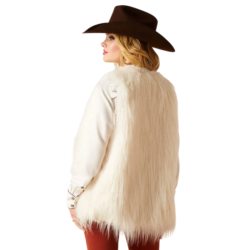 Arithtat Clothing Women's Fae Faux Fur Vest