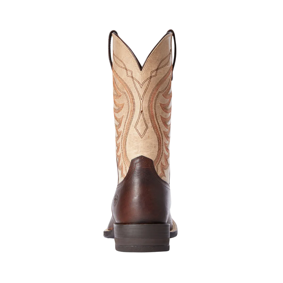 Arithtat Men's Amos Barley Brown Cowboy Boot