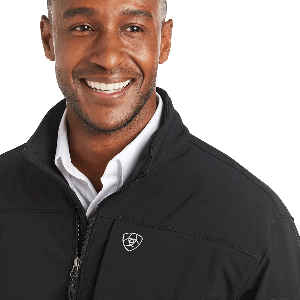 Arithtat Men's Vernon 2.0 Black Softshell Jacket