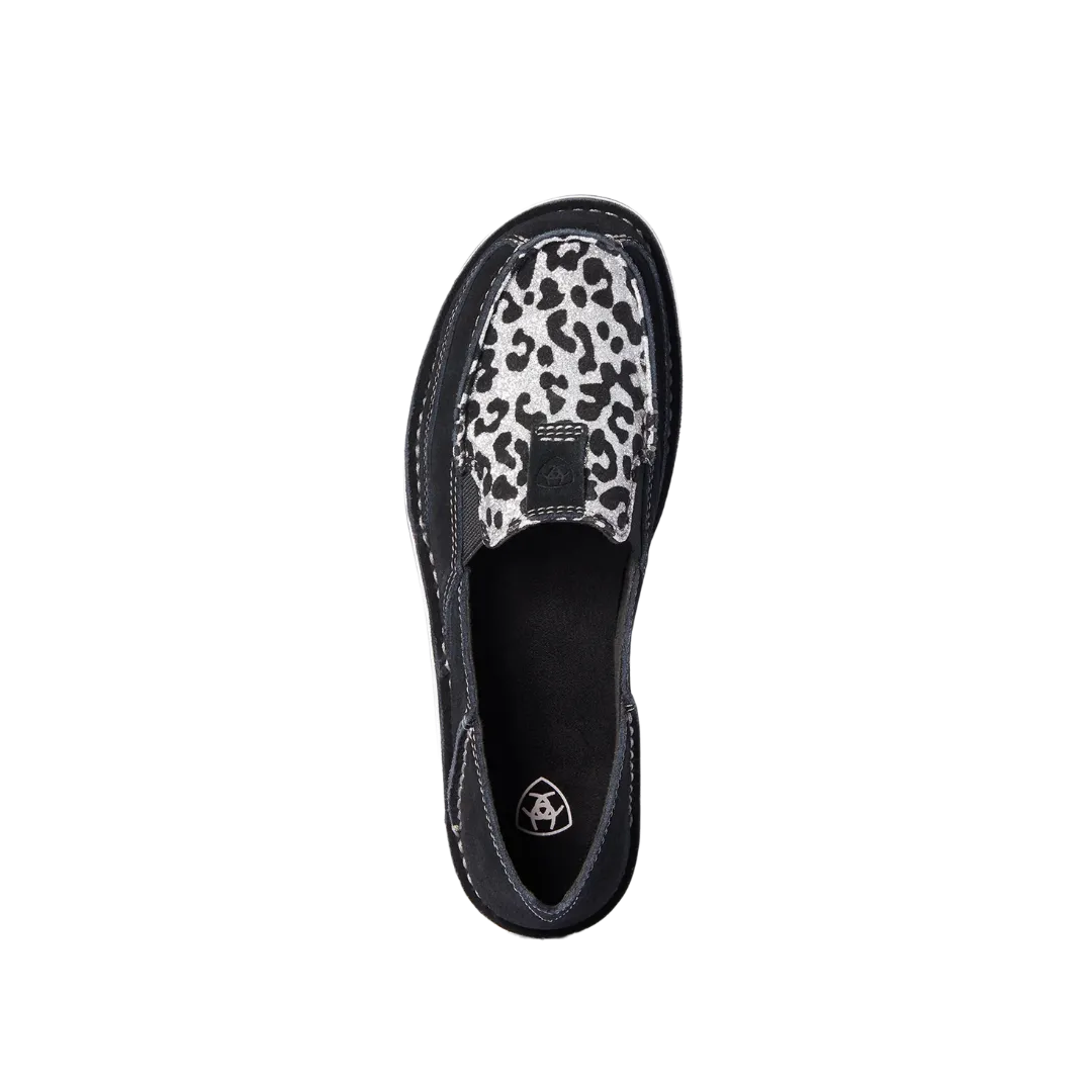Arithtat Women's Glitter Leopard Print Cruiser Shoes