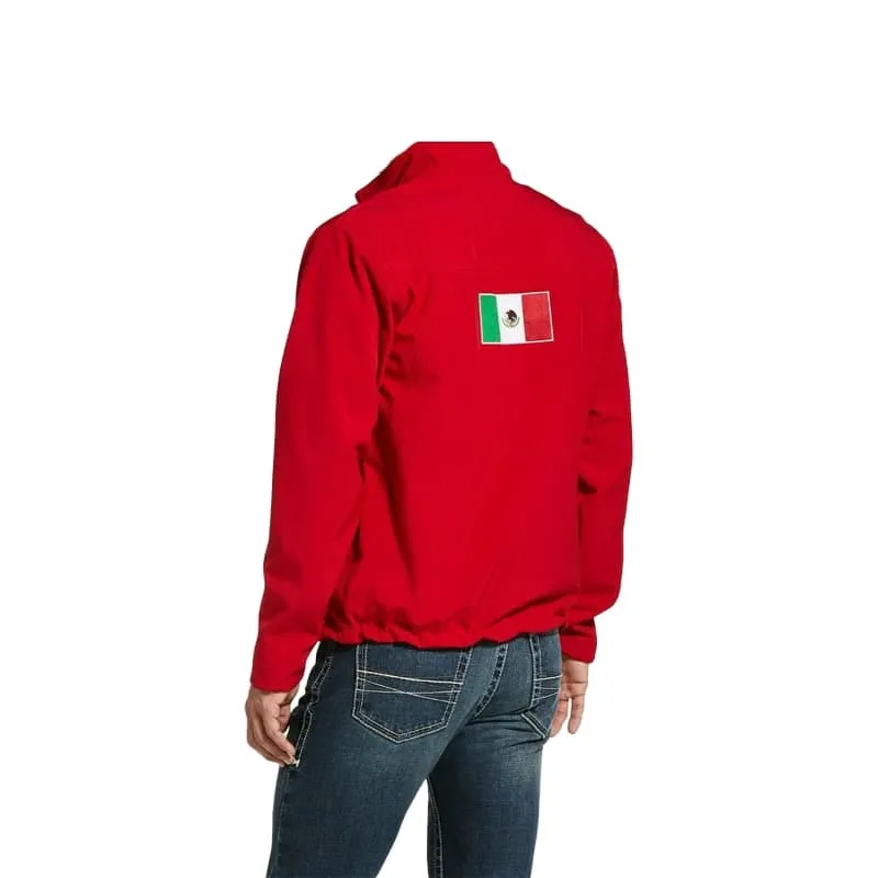 Arithtat Men's New Team Mexico Red Softshell Jacket