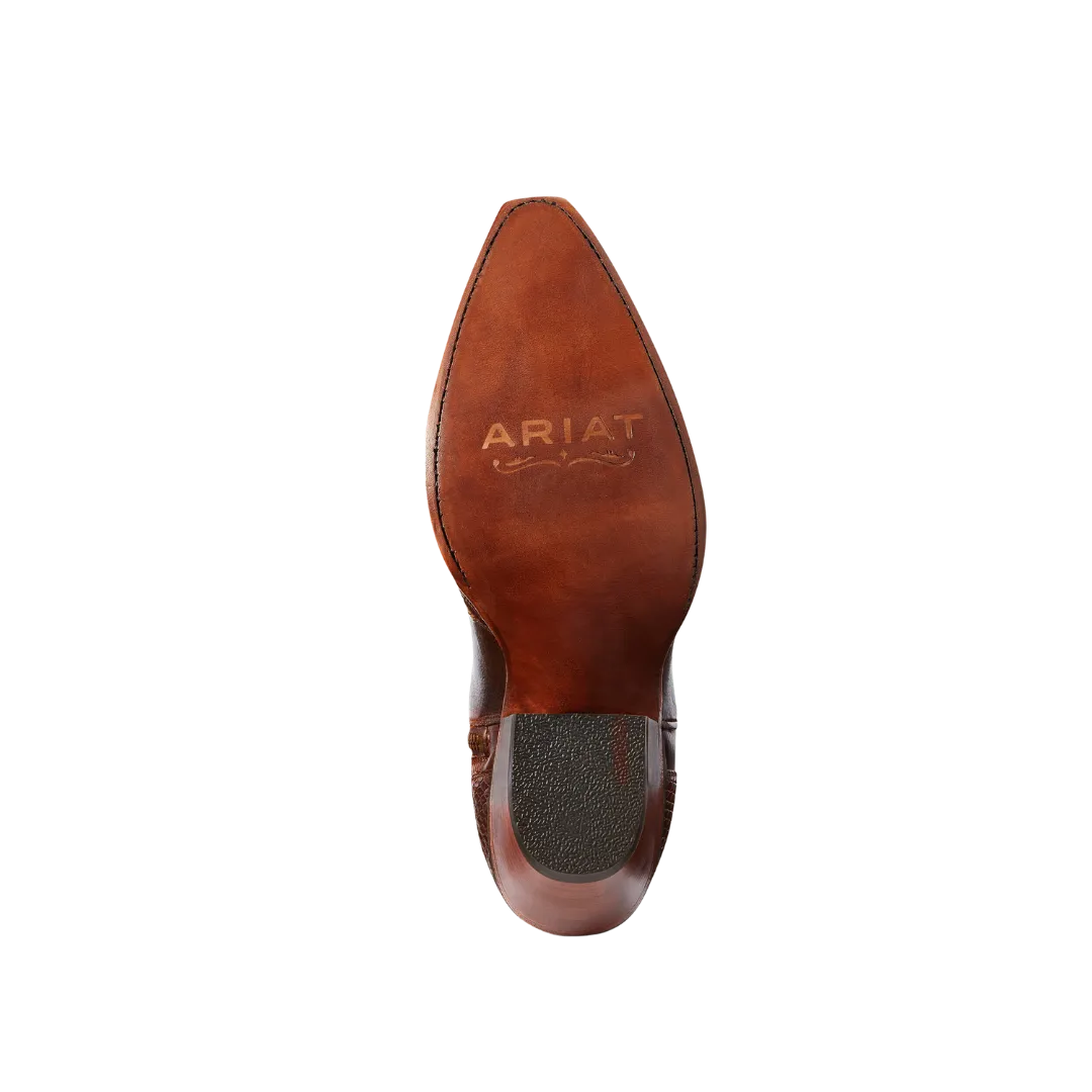 Arithtat Women's Geneva Stretch fit Rye Tall Western Boot