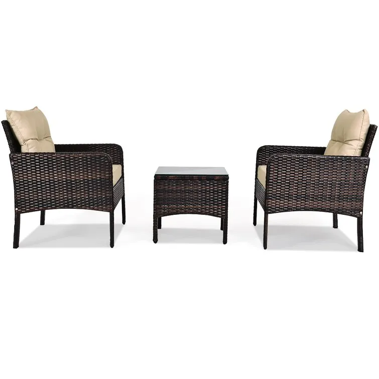 Earlville 2 - Person Outdoor Seating Group with Cushions