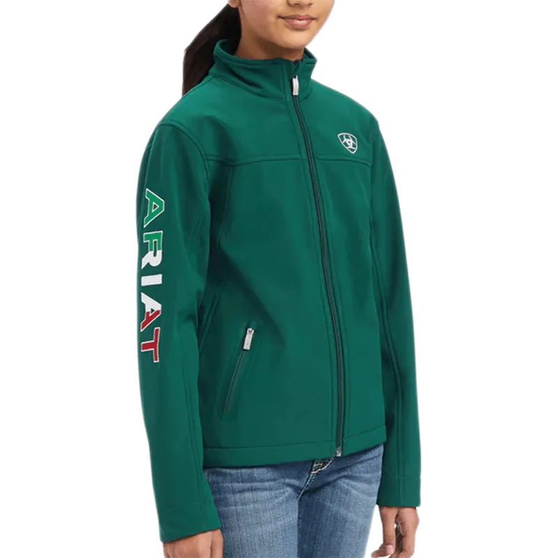 Arithtat Youth New Team Soft Shell Verde Mexico Jacket