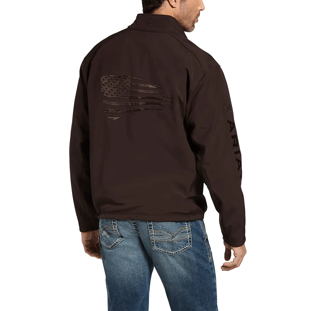Arithtat Men's Logo 2.0 Patriot Coffeebean Concealed Carry Jacket