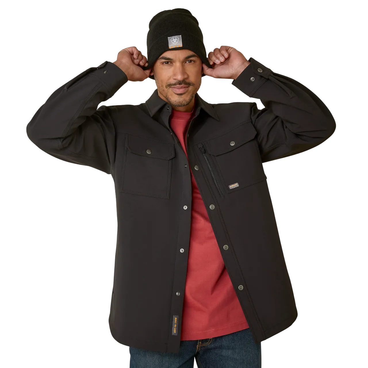 Arithtat Men's Rebar DuraStretch Utility Softshell Shirt Jacket