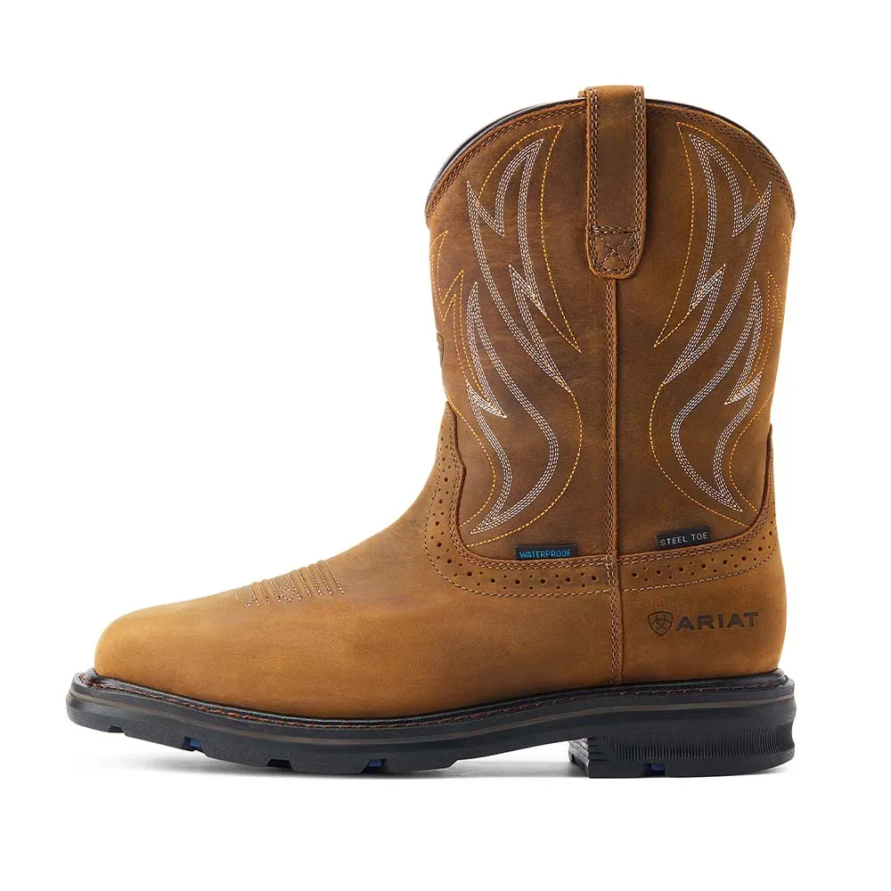 arthtiat Mens Sierra Shock Shield Waterproof Steel Toe Work Boots - 10044544