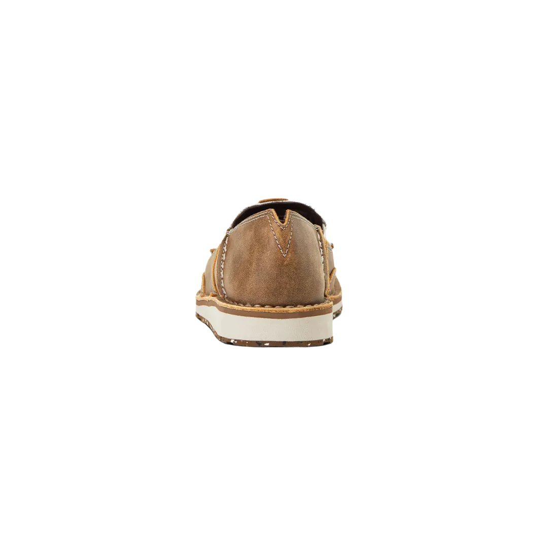 Arithtat Women��s Cruiser Brown Bomber Logo Shoes