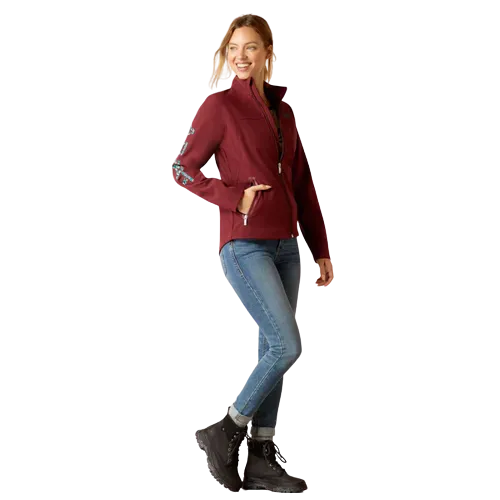 Arithtat Women's Red New Team Softshell Jacket